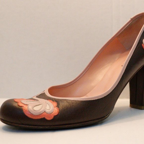 Audley London Shoes - Women's Audley London Brown Pumps Size 7.5